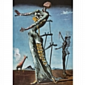 Παζλ Bluebird Salvador Dalí - Burning Giraffe - 1000 τεμ.