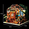 Ξύλινη DIY κατασκευή Cathy's Flower house - Robotime