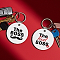 Σετ 2 μπρελόκ - The Boss & The Real Boss