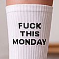 Unisex κάλτσες με σχέδιο - Fuck this Monday