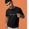 T-shirt Τι ήθελα και βγήκα - ανδρικό μαύρο